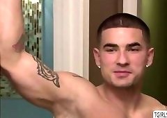 Hot Redhead TS Aspen Brooks seduces Vadim Black and gets banged in the ass