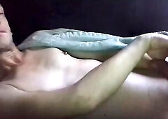 Morning Cumload & Cumeating After A Wetdream About A Slaver's Soaked Schlong (No Audio)