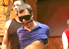 Wild blowjob gangbang featuring deepthroats and facesitting