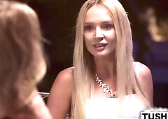 Alexa lost a bet… or maybe she’s just looking for an excuse to get some attention. After all, it’s her vacation, and if this babe gives one stud