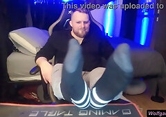 Flashing off my soles, jism on them?