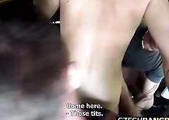 With this kind of fantastic setup what could go wrong? Of course no thing, as this Buxom Golden-Haired Sweetheart is proper dicked down on the bus for