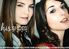 Dominant beauty fucks her cute girlfriend to an intense orgasm