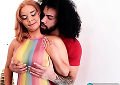 Busty Latina Teen 18+ Gets Her Hairy Pussy Fucked Deep And Hard With Crystal Chase And James Angel