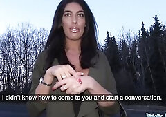 Public Agent Cheating large tits Brit deepthroats thick wang on holiday