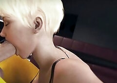 3d Sexy Threesome Between Shemales Having Fun