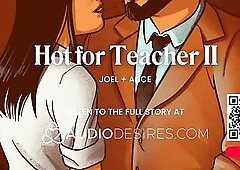 Your professor is supposed to be strict, professional, untouchable… but you know exactly how to push his buttons. One glimpse of your skirt riding a