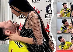 Elopodcast Showing Him Ass in a Horny Interview with