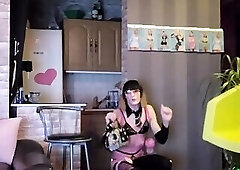 Leggings Déchiré, 🌷BoDyRose, Talons Aiguilles Roses Clous, String Latex VaneSsaBiTCHx