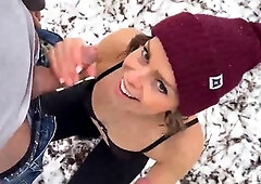 Serenity Coxs Snowy Double Creampie Te