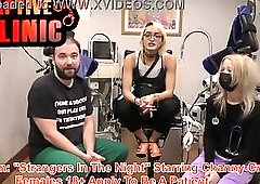 SFW - NonNude Channy Crossfire in Strangers In The Night Watch Movie, post filming chit chat and