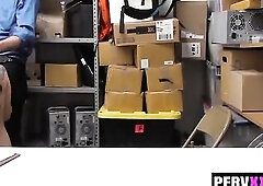 Undress-Searched Teen Truck Robber Screws the Loss Prevention Officer to Keep Her Record Clean