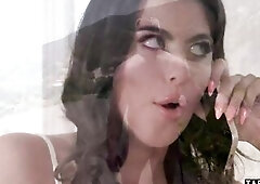 Large boobs teen nympho drilled hard by her lascivious neighbour