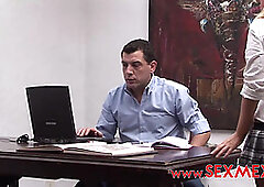 www.SEXMEX.xxx Perverted Spanish Teacher fucks student
