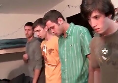 Three got gay hazed into nude wrestling match