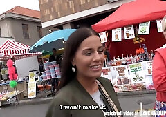 Public Foursome On The Czech Streets