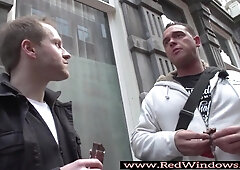 Chubby dutch bitch pounded by tourist after bj