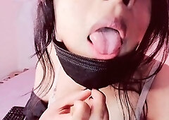 Asian ladyboy, small dick
