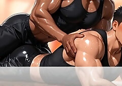 Unexperienced, amateur twink, in portuguese