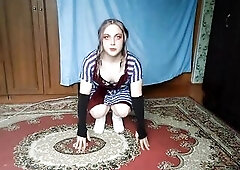 THE MOST EXCELLENT HANDS-FREE Spunk flow Large Load Cutest Ladyboy Transsexual Cumming