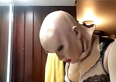 Kym Unmasks! (female mask, mask, trans, transformation, crossdress, fetish, latex, sissy, tgirl)