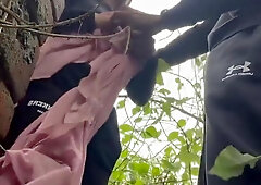 Eating Her Ass In Jungle