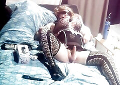 Indecent Little Transsexual Bitch Gets Hard and Widens Her Sexcy Legs