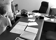 Boss fucks my wife at the office on hid