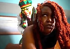Sexy Ass Slut Getting Fucked Good By Jamaican Clown Daddy