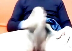 Italian Str8 Guy with Big Cock cums on cam #118 5