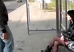 Creamy white girl with dark hair getting her tight pussy masturbate and some creamy cum on her face.