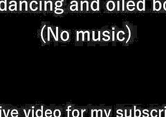 This is a preview solely! For the full version, u need to subscribe :) Watch me tease with my body, by showing my booty and body whilst oiled in, If u
