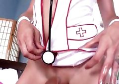 Cute Tranny Nurse Slurps Cock And Gets Fucked In Her Hole @ Rogue Adventures #45