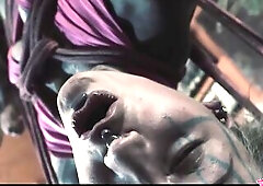 Anuskatzz gets fastened up in shibari with cute tattoo hotty from Lily Lu for Obscene dreaz SADOMASOCHISM rope play