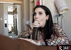 Breasty Brunette hair Joanna Girl Takes BBC In Her Taut Dark hole