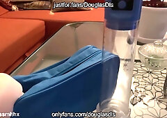 Douglas Smith jack himself with a Vacuum pump by sohimi, sextoy amateur gaymale