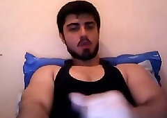 Hung Turk muscle jerkoff