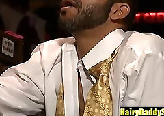 Straight Bear fucked on his wedding night