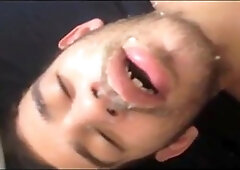 Arab Boy take the full load of daddys cum.. 2