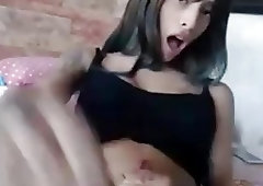 Young trannies jerk off and cum for you