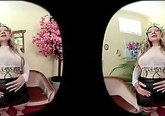 VR Belly Button Slut Desperation: Femdom Tease JOI