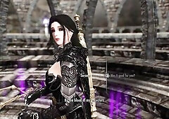 Serana Serves The Dragonborn