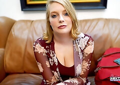 Astrid Busty Blonde Coed Full Oral Session Gets Pounded Until Cumming!