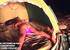 MY WIFE IS IN THE TENT COME SCREW HER? REAL STRANGER AWAKENS DOXY TRIO PARTICULAR 10K SUBSCRIBERS