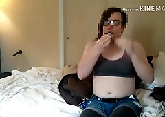 Trans Stoner mtf smokes and screws booty