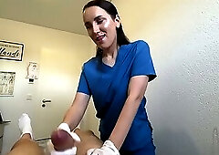 He Came Twice On The Massage Table - Handjob & Blowjob