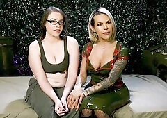 Miss Jane Judge is a Army Intimate who is being tested by one of the majority Generals, TS Foxxy. Miss Jane is pliant and compliant this day, which is