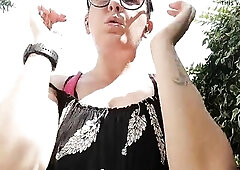 A nice-looking juicy climax in a public garden willing to have a fun with me?