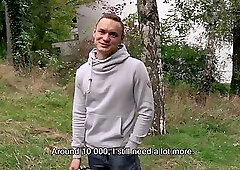 Czech twink desires bareback fingering