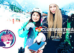 From Snowboarding to Pussy Fucking with 18yoy Alice Flore and Amelia Ost by ClubSweethearts
